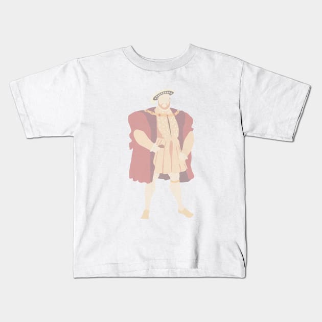 Henry VIII Kids T-Shirt by SuperHans